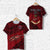 Custom Fiji Rewa Rugby Union T Shirt Special Version Red No.1, Custom Text and Number LT8 - Wonder Print Shop
