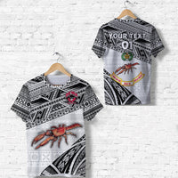 Custom Fiji Rewa Rugby Union T Shirt Special Version White, Custom Text And Number LT8 - Wonder Print Shop