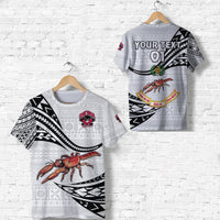 Custom Fiji Rewa Rugby Union T Shirt Unique Version White, Custom Text And Number LT8 - Wonder Print Shop