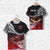 Custom Fiji Rewa Rugby Union T Shirt Unique Version Red LT8 - Wonder Print Shop