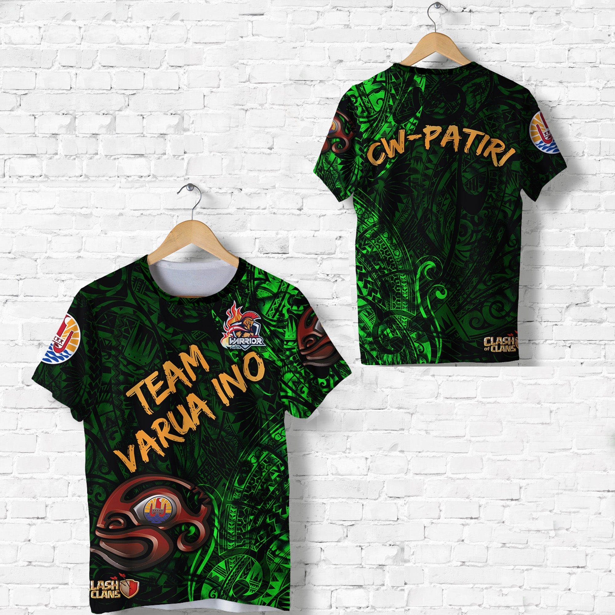 CW Patiri Number 4 Comeydi Tahiti PC T Shirt Team Varua Ino Original 008 LT8 - Wonder Print Shop