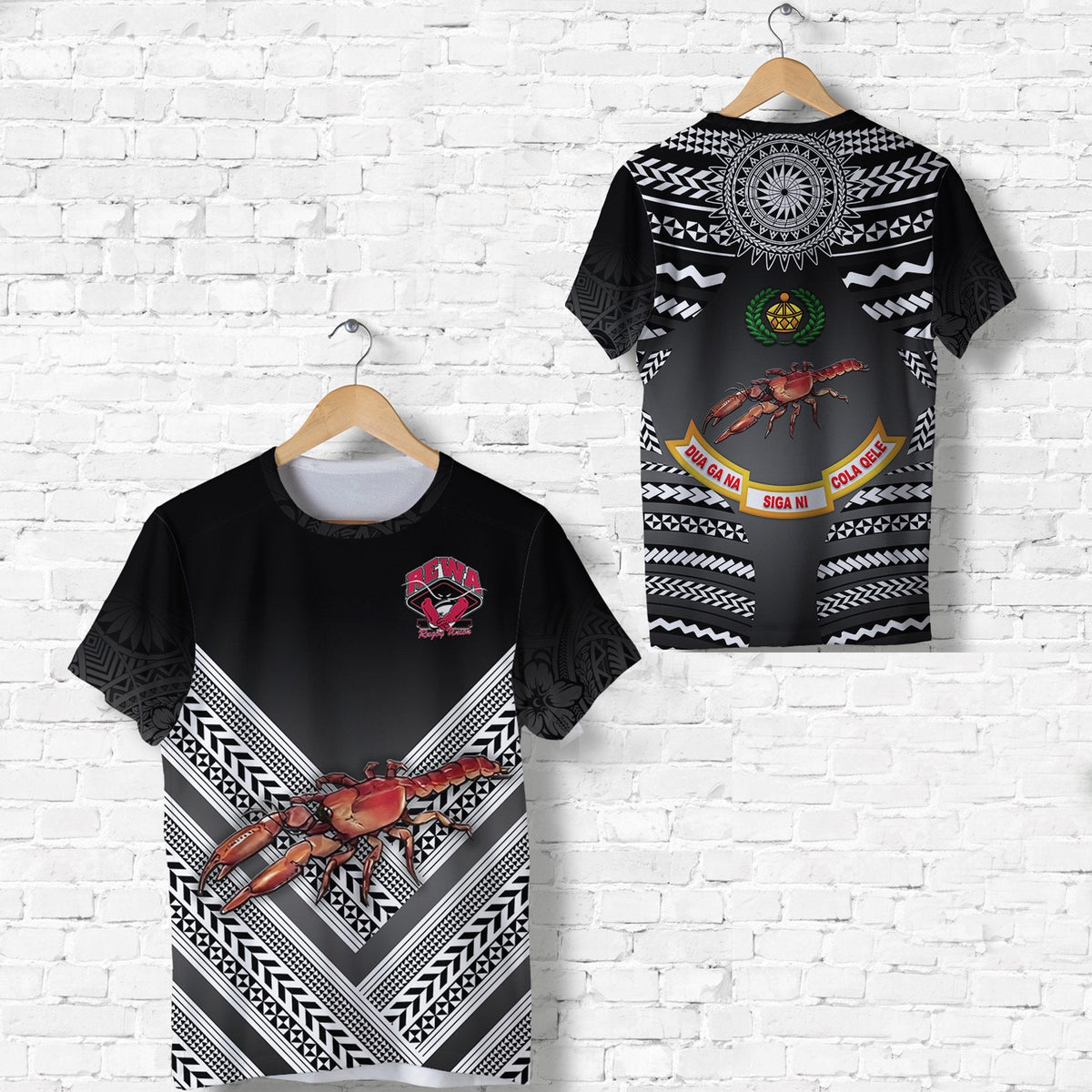 Fiji Rewa Rugby Union T Shirt Creative Style Black No.1 Lt8 - Wonder Print Shop