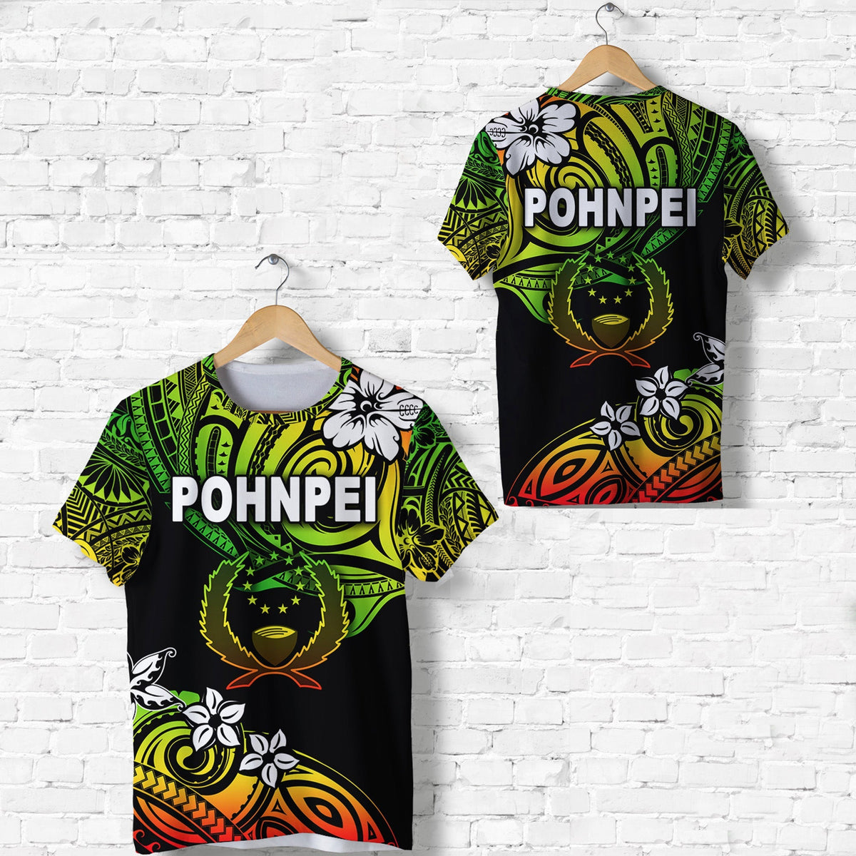 FSM Pohnpei T Shirt Unique Vibes Reggae LT8 - Wonder Print Shop