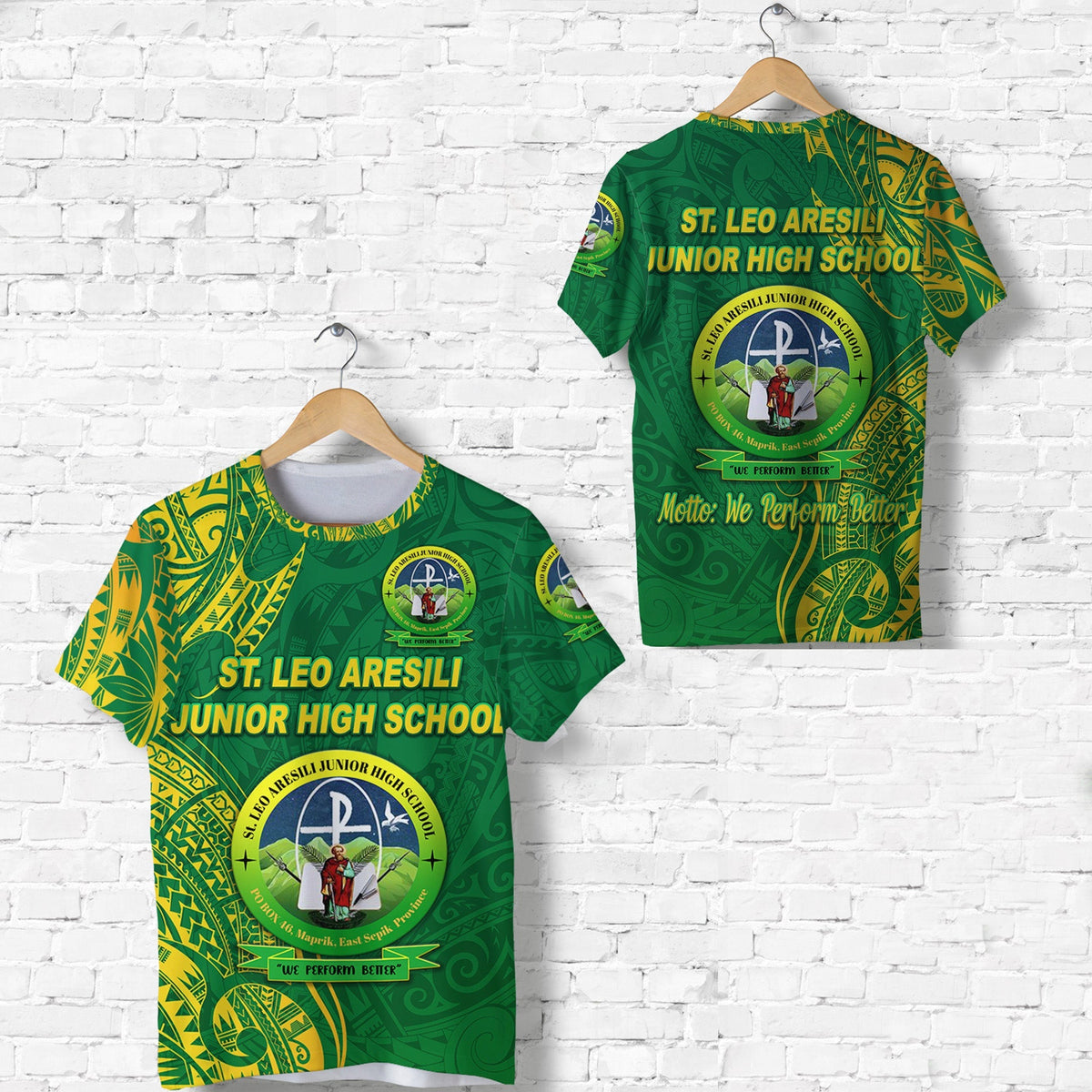 St. Leo Aresili Junior High School T Shirt Original Style LT8 - Wonder Print Shop