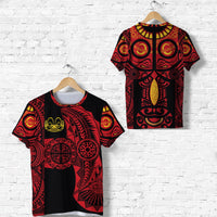Marquesas Islands T Shirt Marquesan Tattoo Original Style Red LT8 - Wonder Print Shop