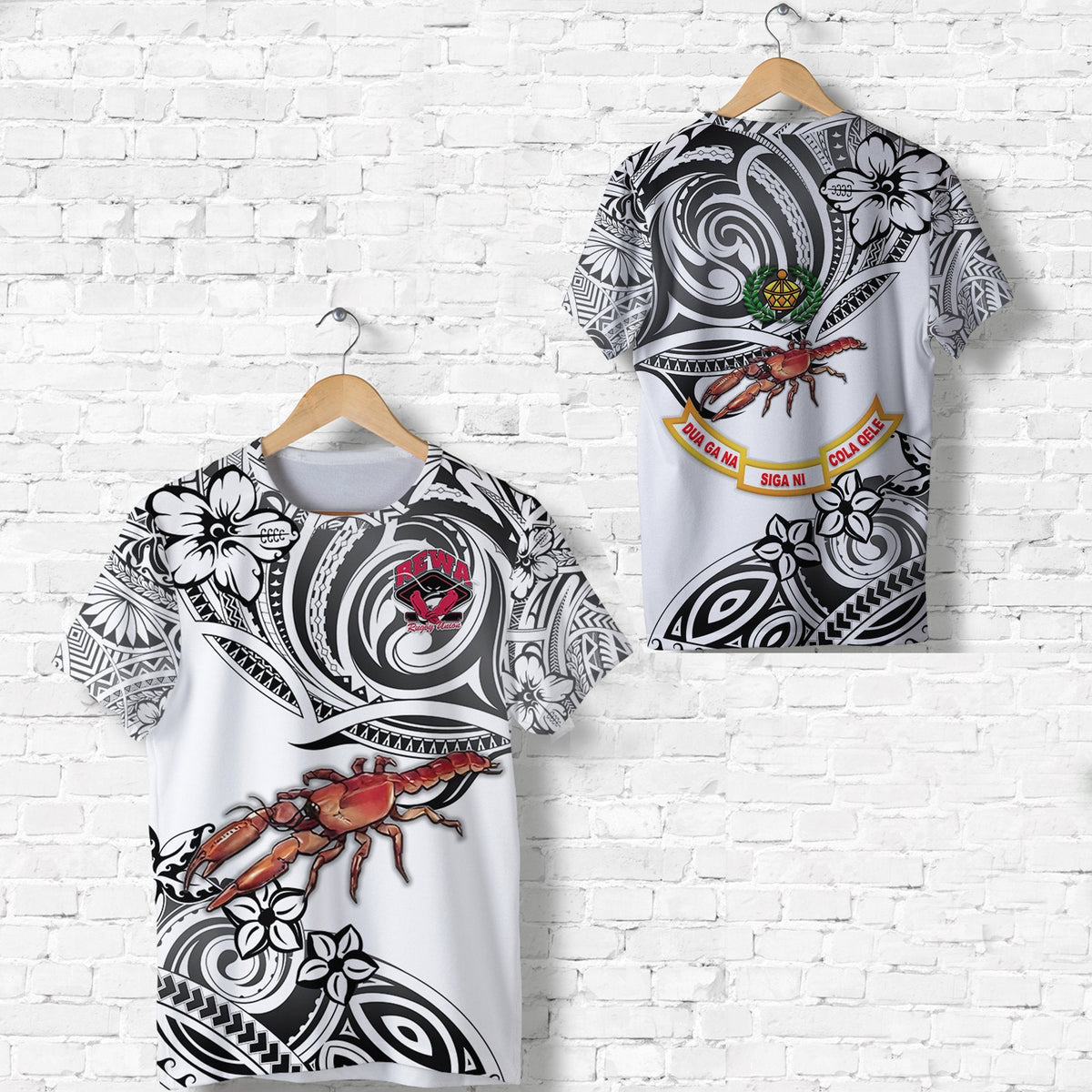 Fiji Rewa Rugby Union T Shirt Unique Vibes White Lt8 - Wonder Print Shop