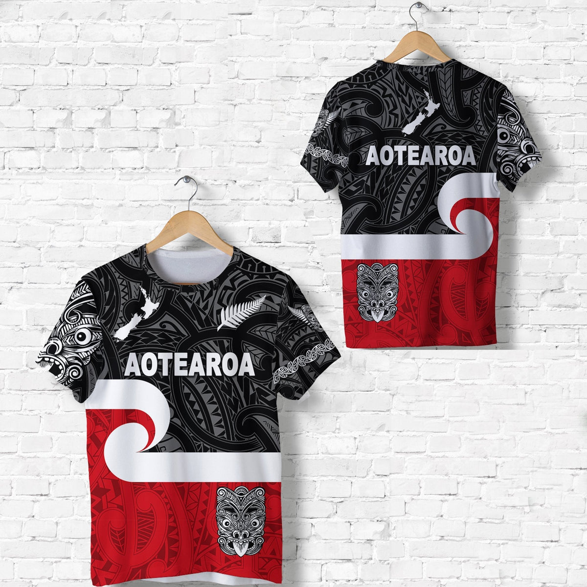 Maori Aotearoa Haka T Shirt New Zealand Simple LT8 - Wonder Print Shop