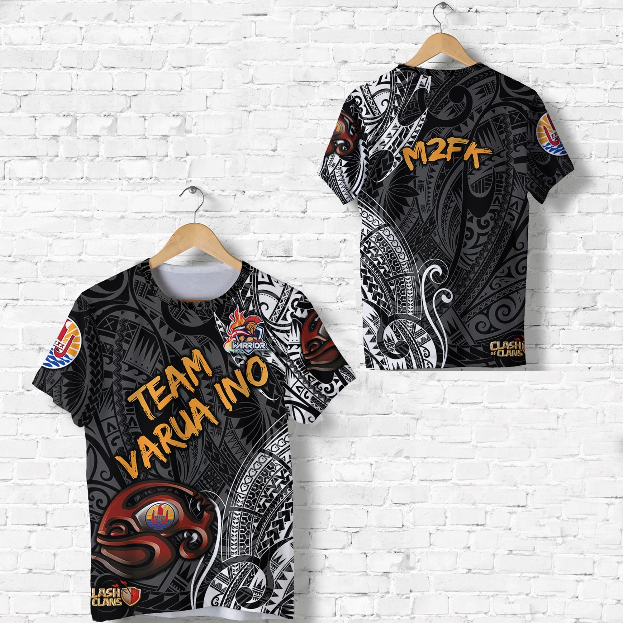 M2FK Number 18 CW Tahiti PC T Shirt Team Varua Ino Original 006 LT8 - Wonder Print Shop