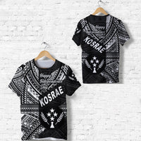FSM Kosrae T Shirt Happy Independence Day Original Vibes Black LT8 - Wonder Print Shop