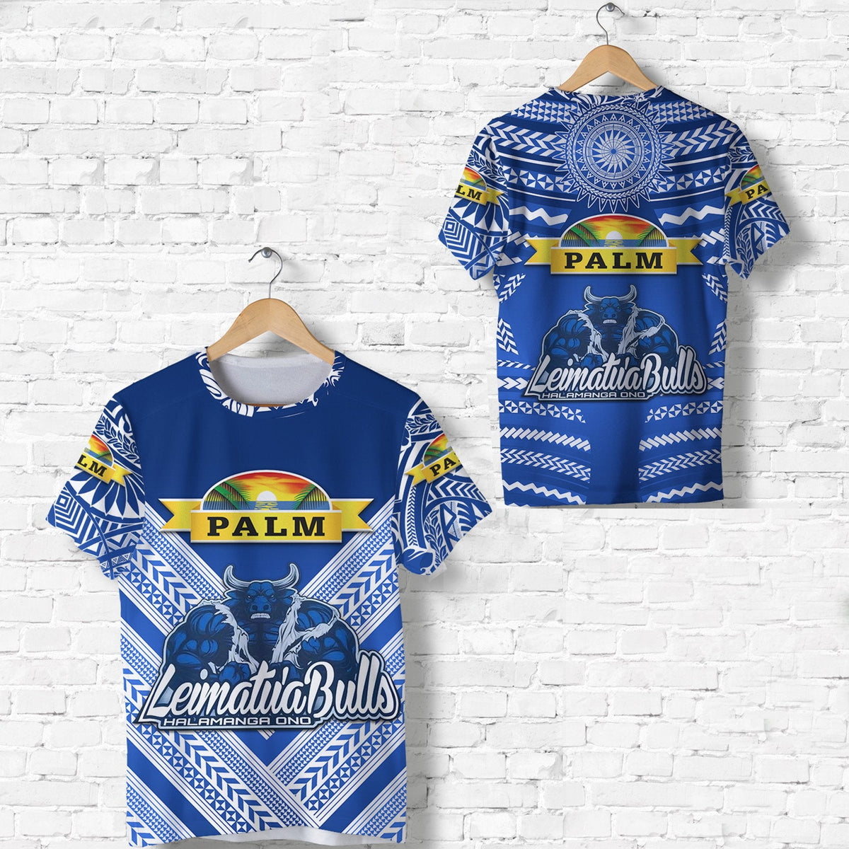 Mate MaA Tonga T Shirt Leimatua Bulls Creative Style Blue Lt8 - Wonder Print Shop