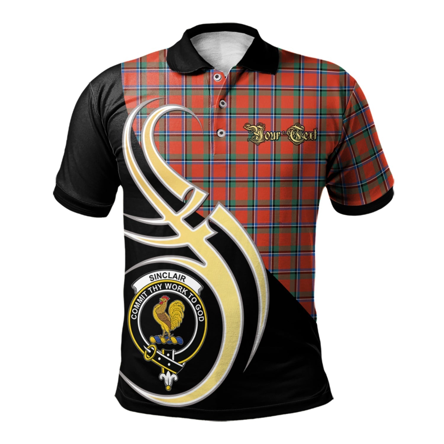 scotland-sinclair-ancient-clan-crest-tartan-believe-in-me-polo-shirt
