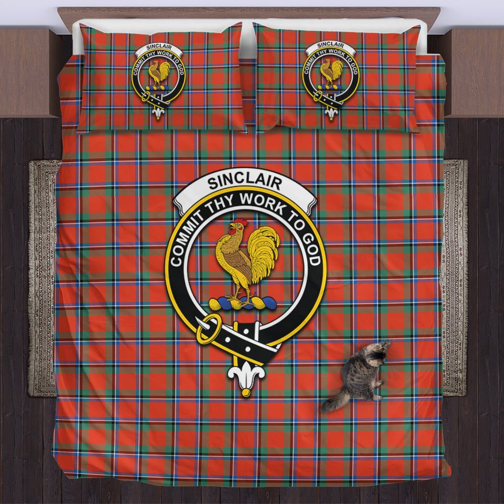 scottish-sinclair-ancient-clan-crest-tartan-bedding-set