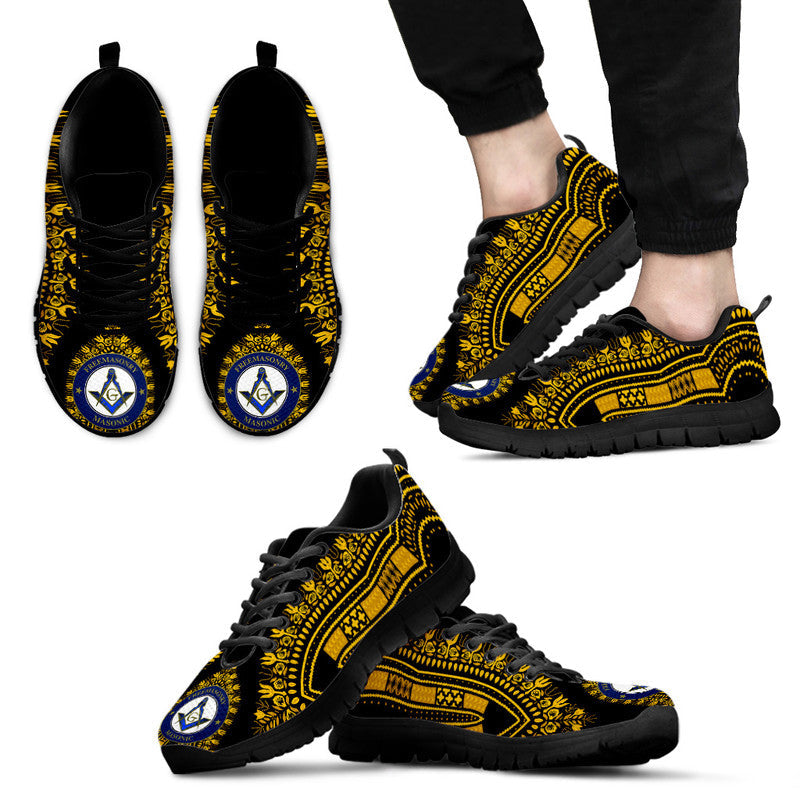 Freemasonry Sneakers The Masonic Dashiki Vibes LT8 - Wonder Print Shop