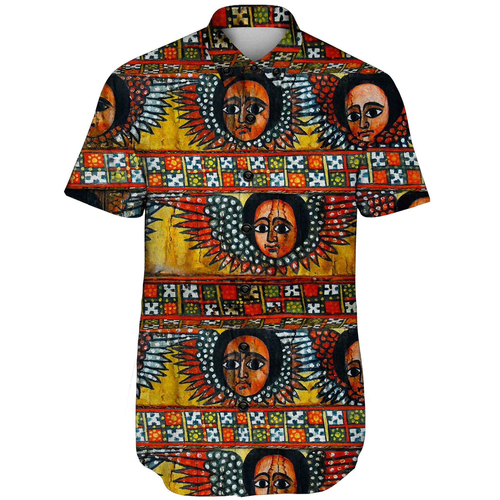 ethiopia-short-sleeve-shirt-debre-birhan-selassie-church-pattern