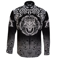 Fenrir Valhalla Long Sleeve Shirt - Ornate Pattern 1 RLT12 - Wonder Print Shop