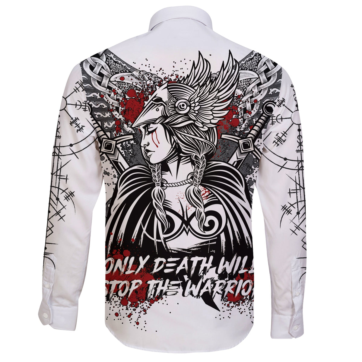 VikingValkyrie Honor Long Sleeve Shirt RLT12 - Wonder Print Shop