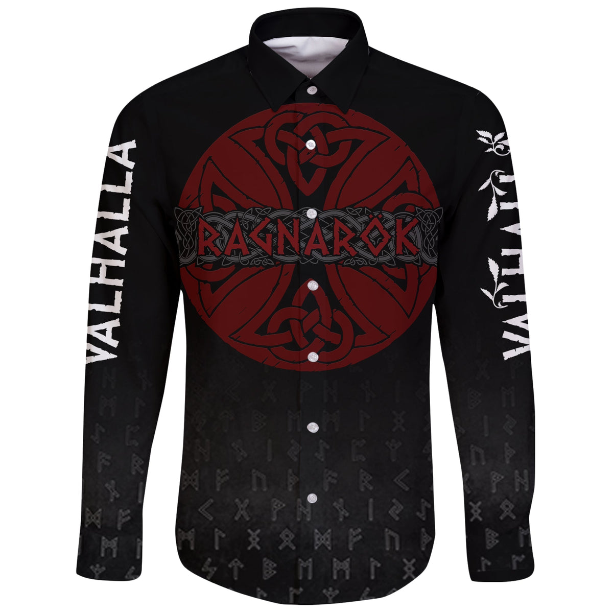 Viking Ragnarok Long Sleeve Shirt RLT12 - Wonder Print Shop
