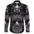 Viking Long Sleeve Button Shirt Odin Tree Runes RLT12 - Wonder Print Shop