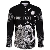 Custom Viking Warrior Long Sleeve Shirt - Celtic Tree RLT12 - Wonder Print Shop