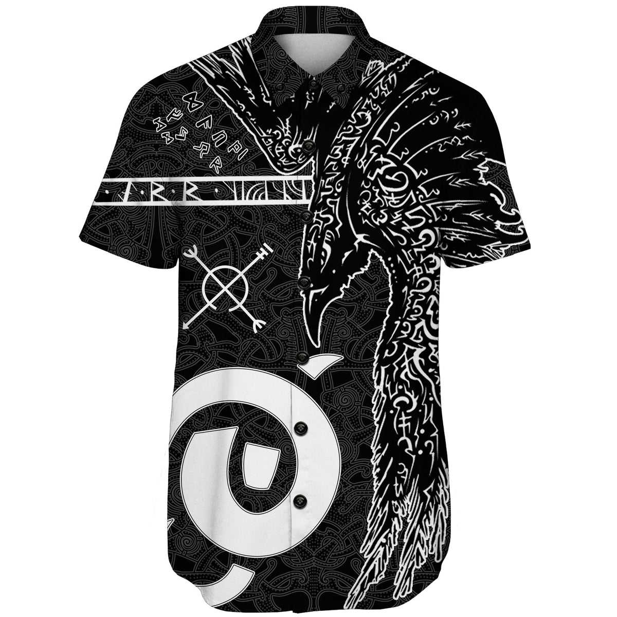 viking-shorts-sleeve-shirt-raven-norse-mythology-tattoo-a21