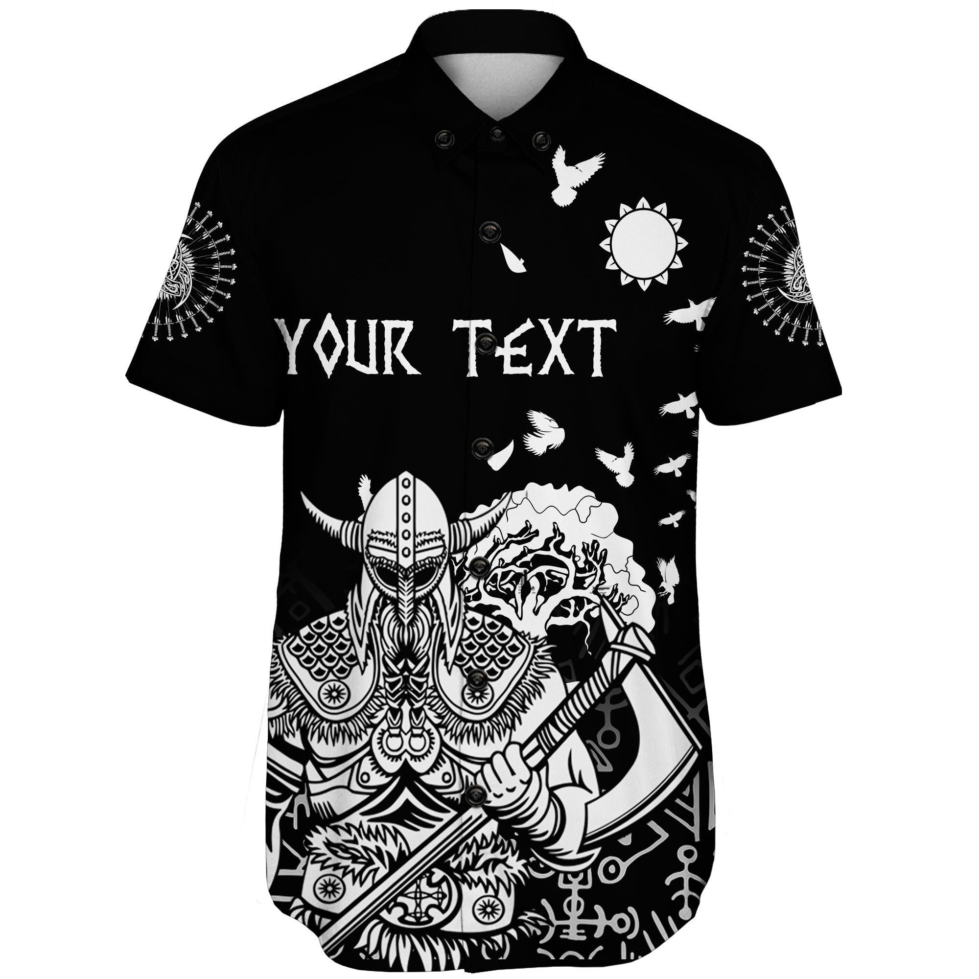 custom-viking-warrior-short-sleeve-shirt-celtic-tree