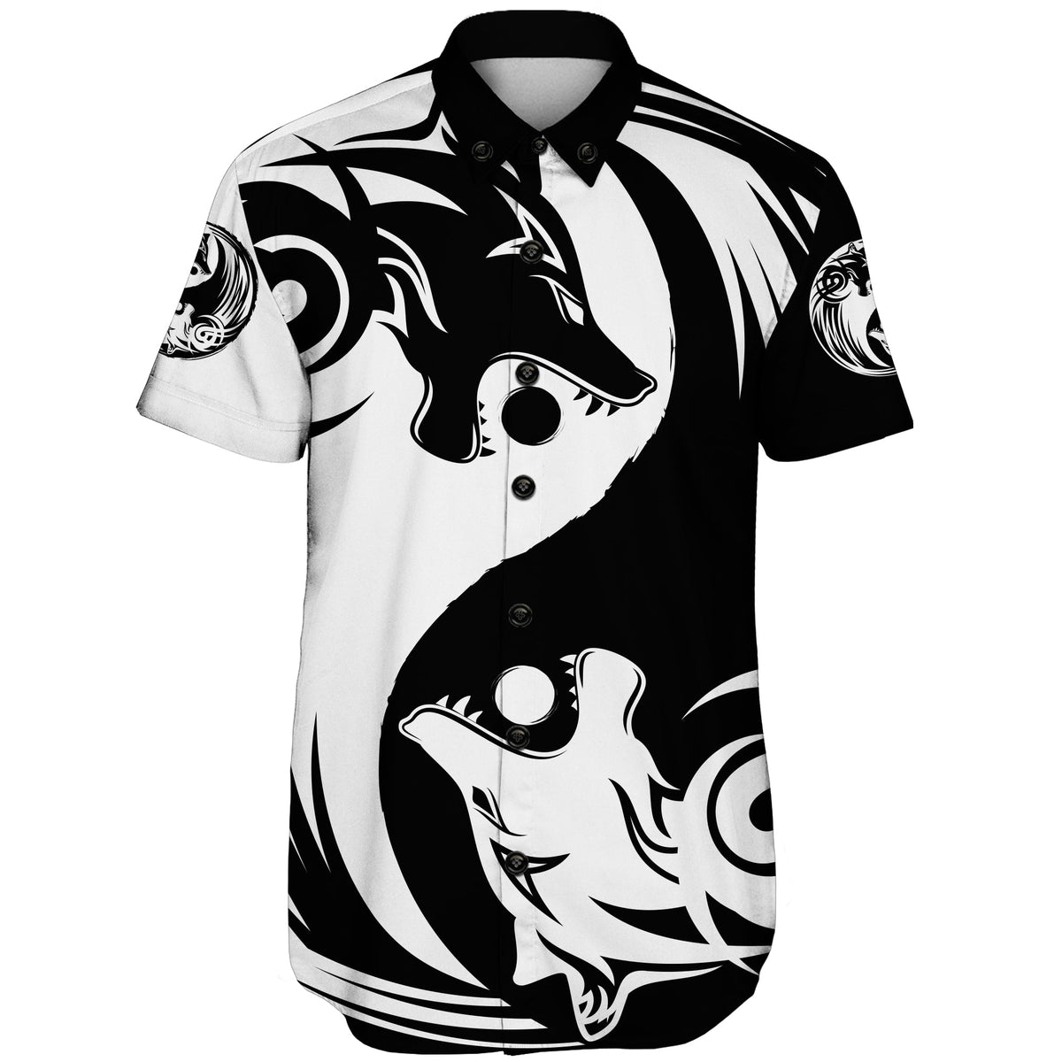 viking-shorts-sleeve-shirt-ying-yang-wolf