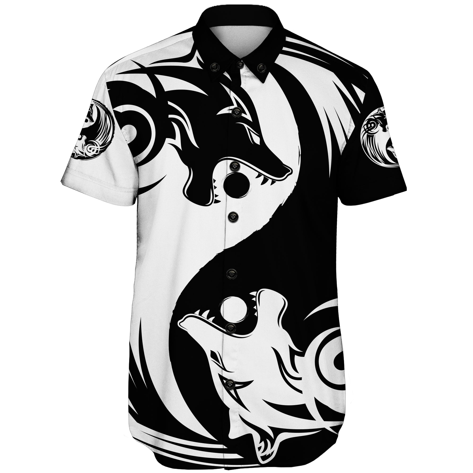 viking-shorts-sleeve-shirt-ying-yang-wolf