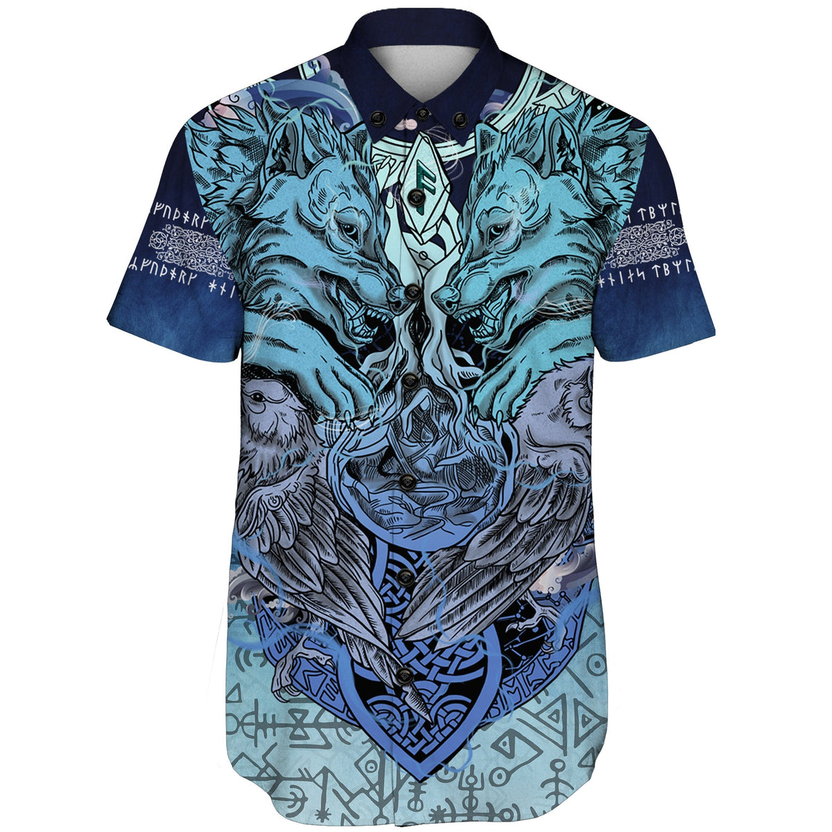 viking-shorts-sleeve-shirt-ansuz-rune