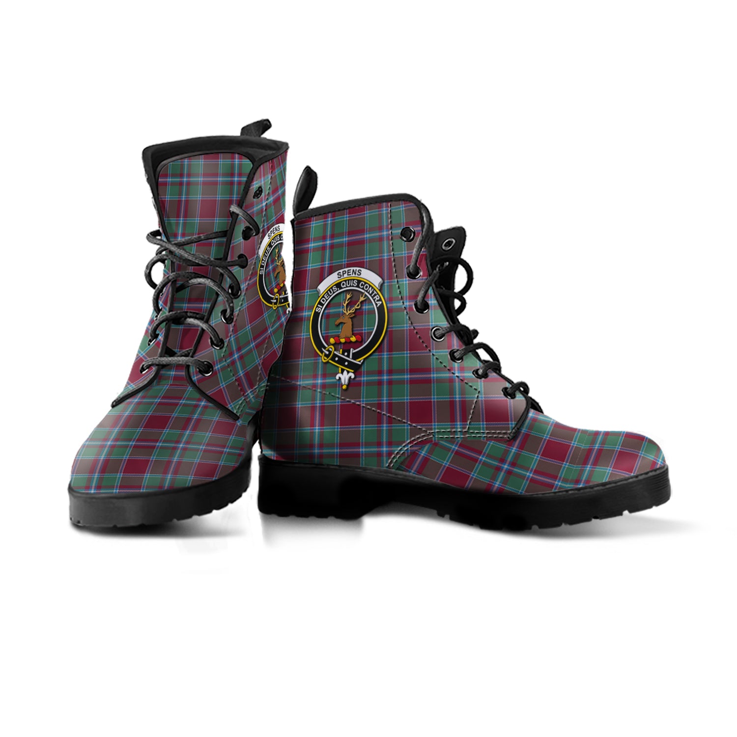 scottish-spens-spence-clan-crest-tartan-leather-boots