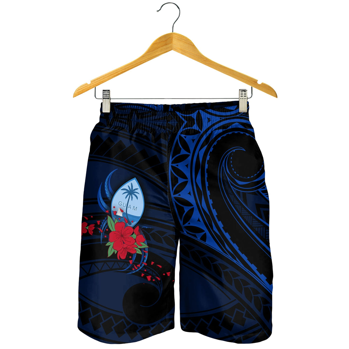 guam-men-shorts-polynesian-flowers