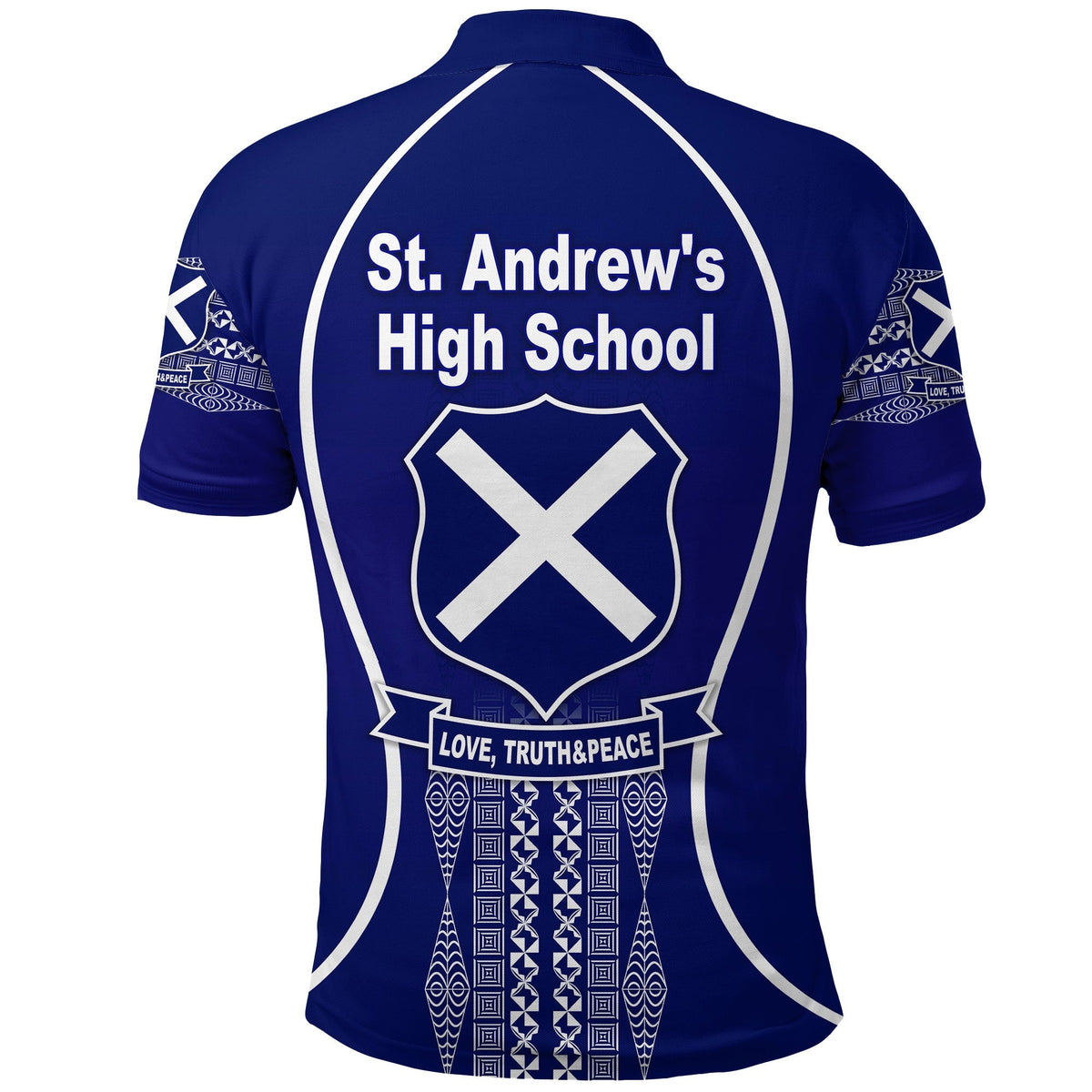 St. andrews High School Polo Shirt Unique Vibes LT8 - Wonder Print Shop