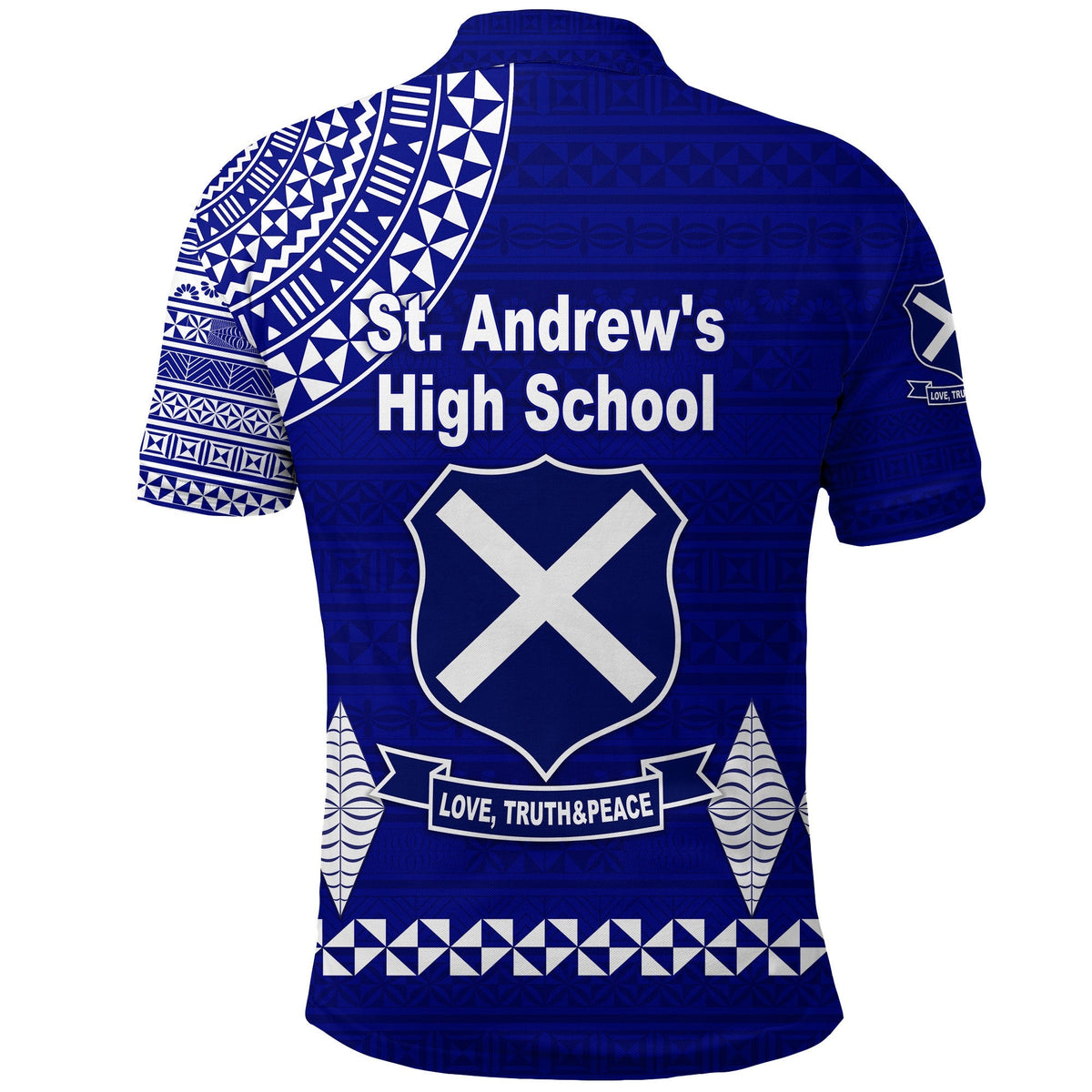 St. andrews High School Polo Shirt Simple Style LT8 - Wonder Print Shop