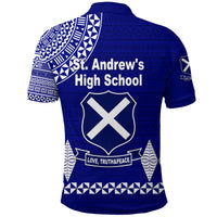 St. andrews High School Polo Shirt Simple Style LT8 - Wonder Print Shop