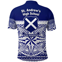 St. andrews High School Polo Shirt Simplified Version LT8 - Wonder Print Shop