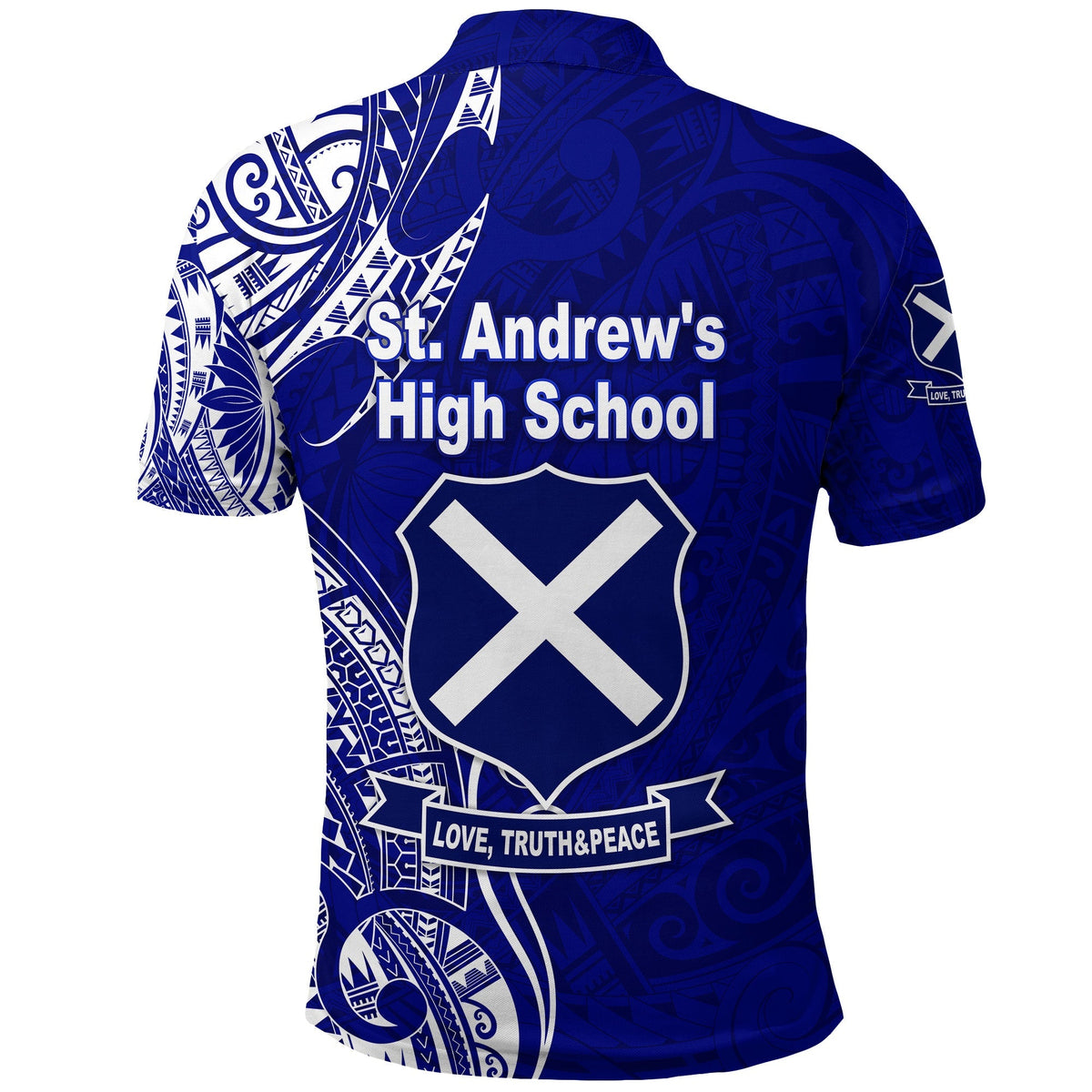 St. andrews High School Polo Shirt Original Style LT8 - Wonder Print Shop