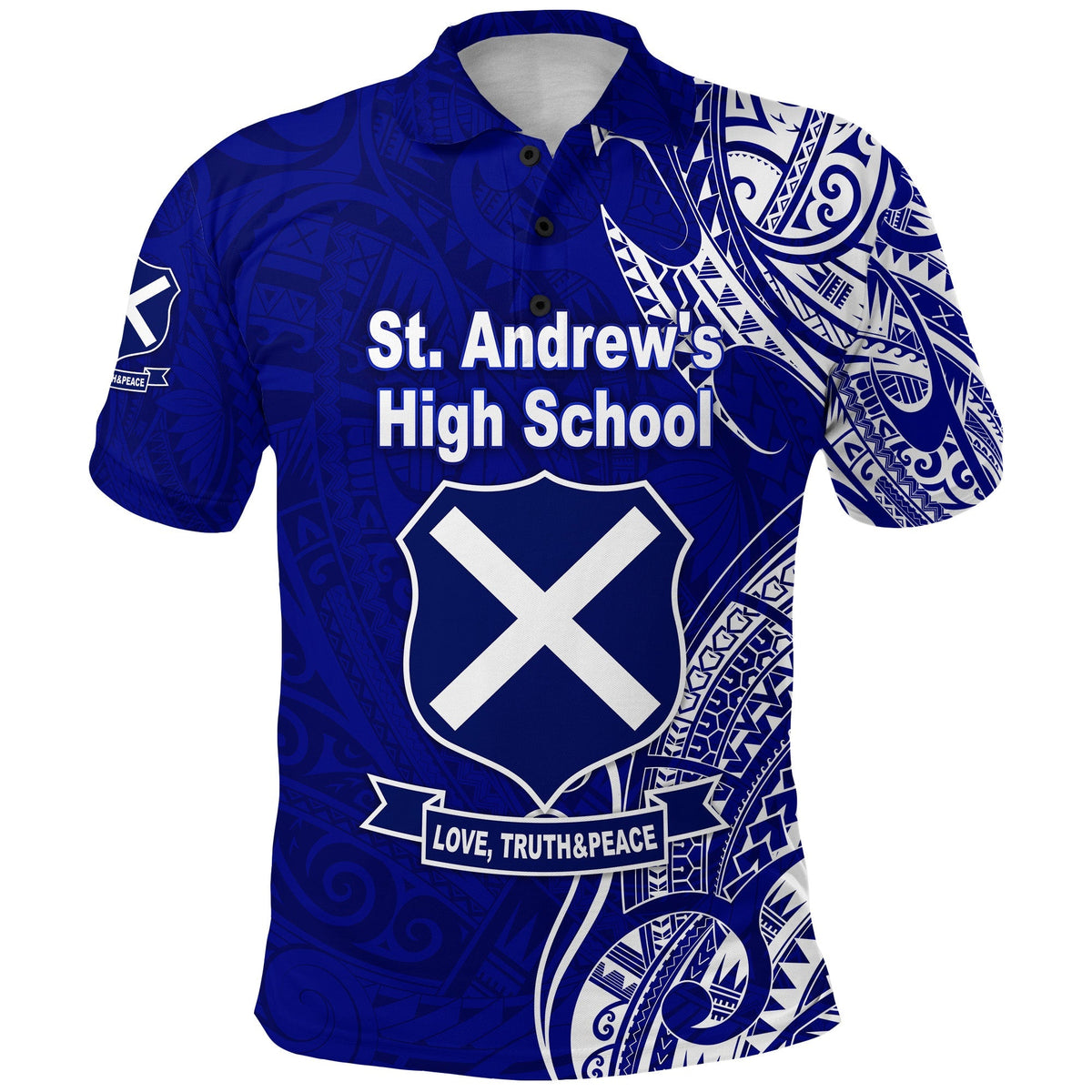 St. andrews High School Polo Shirt Original Style LT8 - Wonder Print Shop