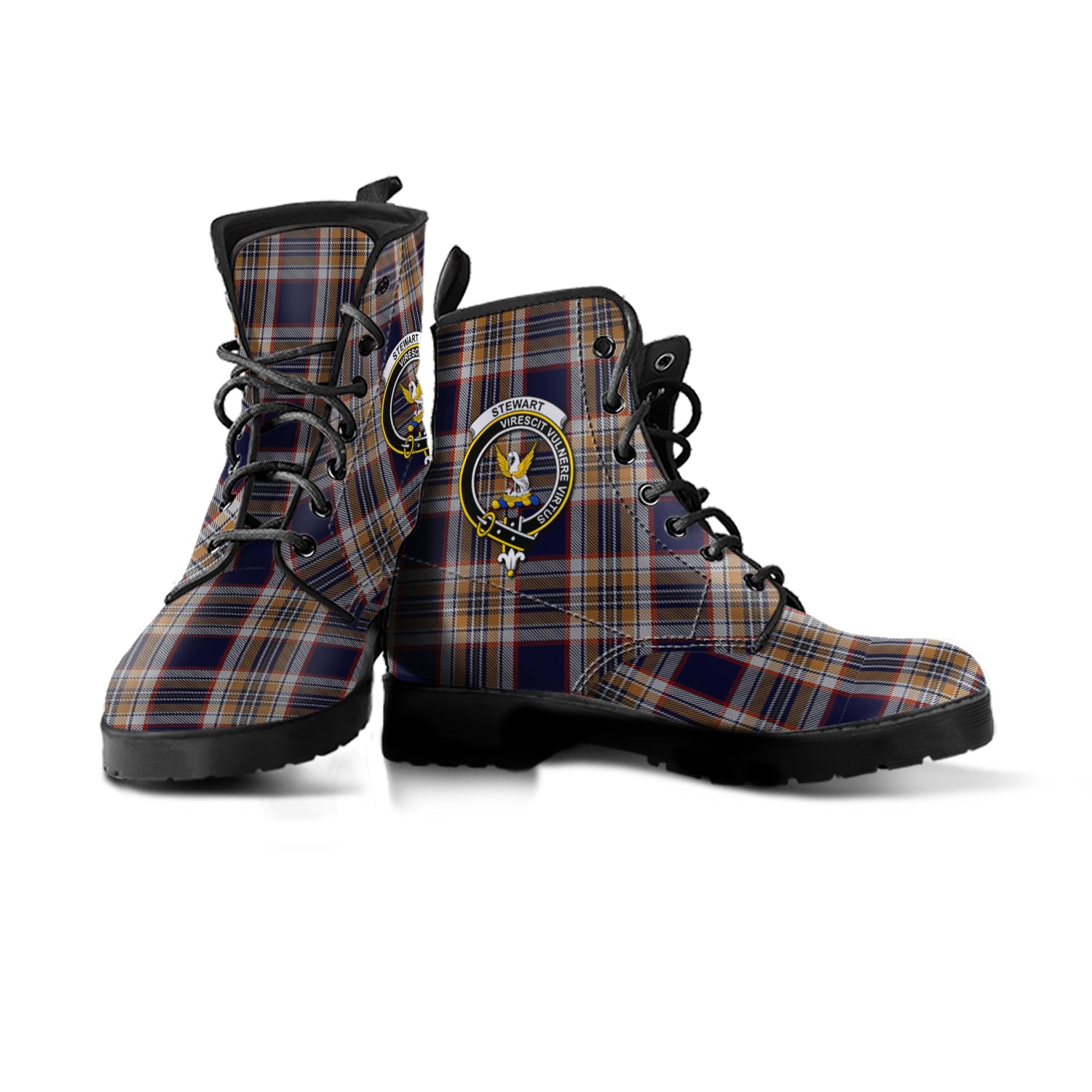 scottish-stewart-navy-clan-crest-tartan-leather-boots