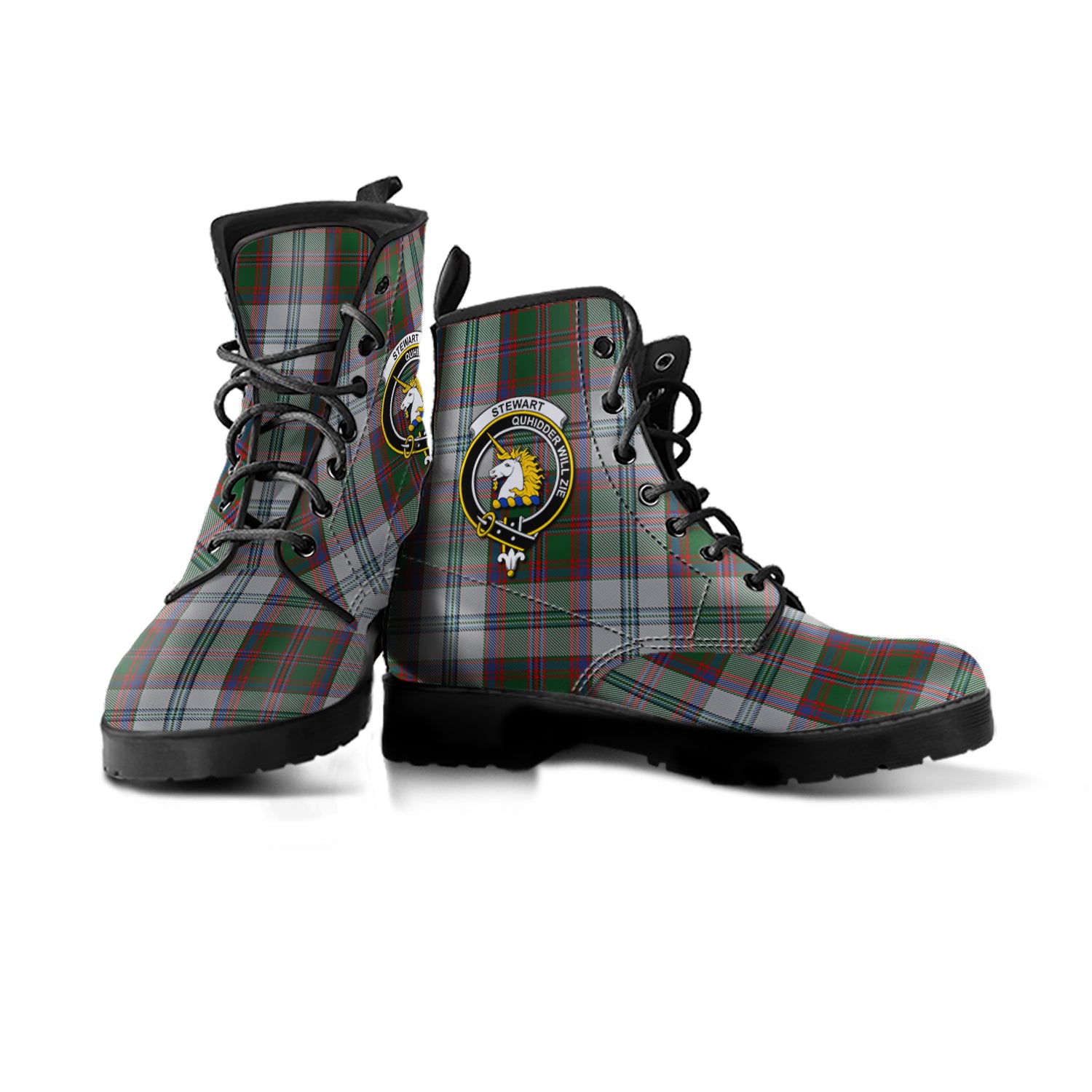 scottish-stewart-of-appin-dress-clan-crest-tartan-leather-boots