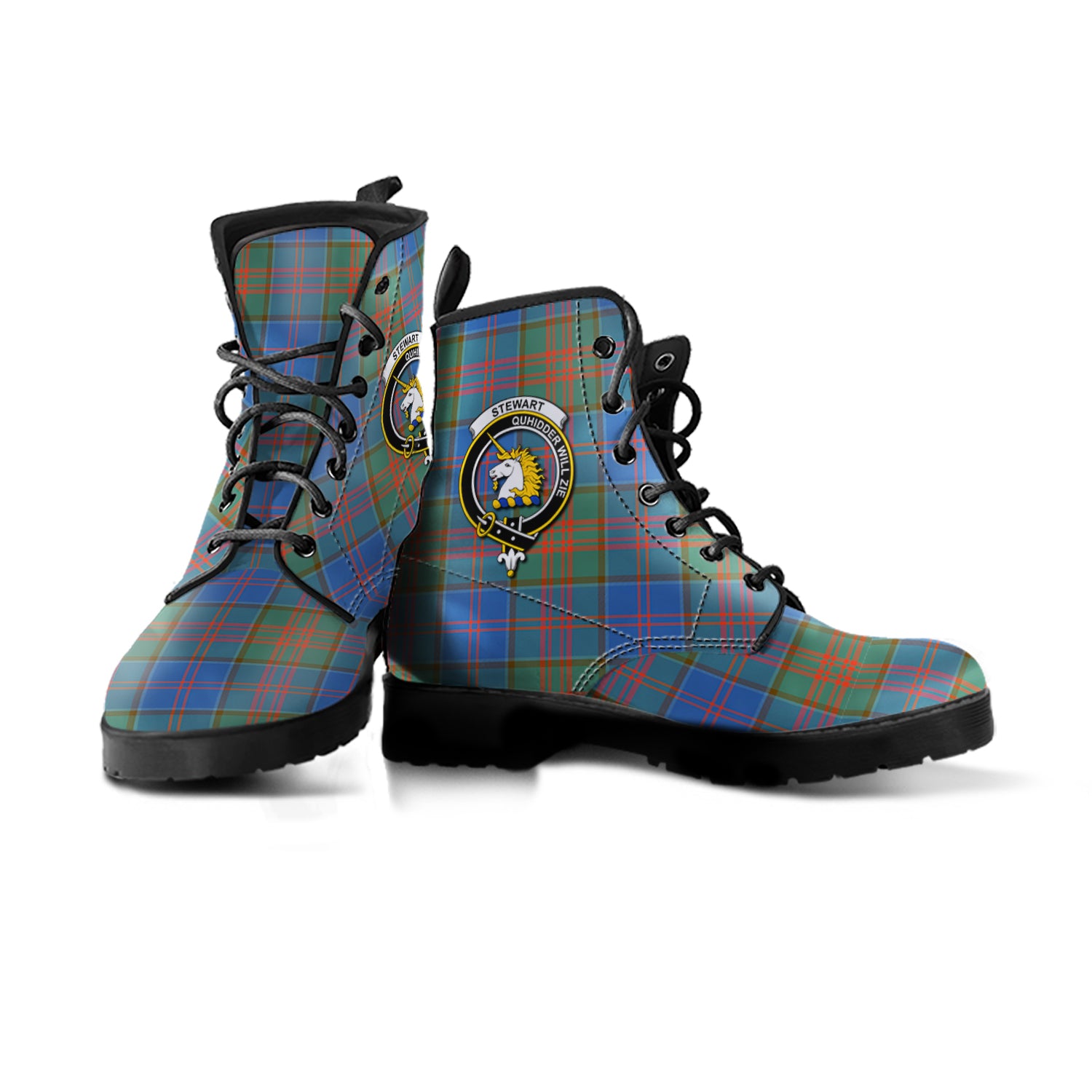 scottish-stewart-of-appin-hunting-ancient-clan-crest-tartan-leather-boots