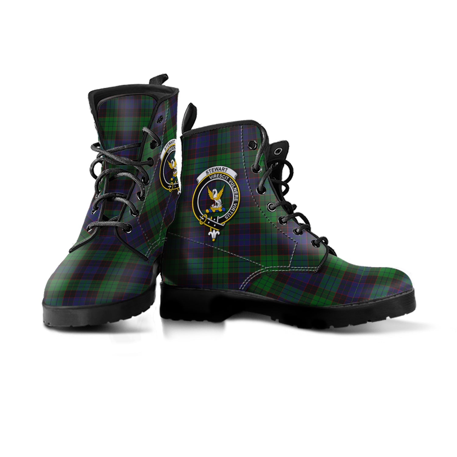scottish-stewart-old-clan-crest-tartan-leather-boots