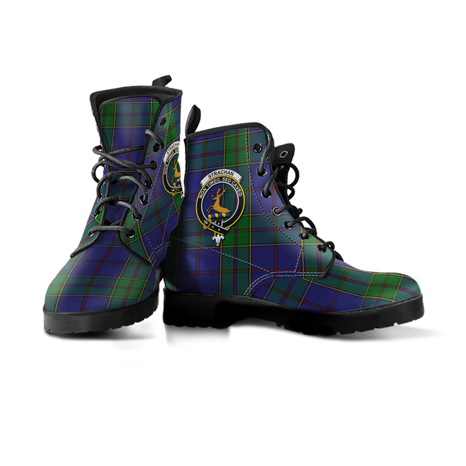 scottish-strachan-clan-crest-tartan-leather-boots