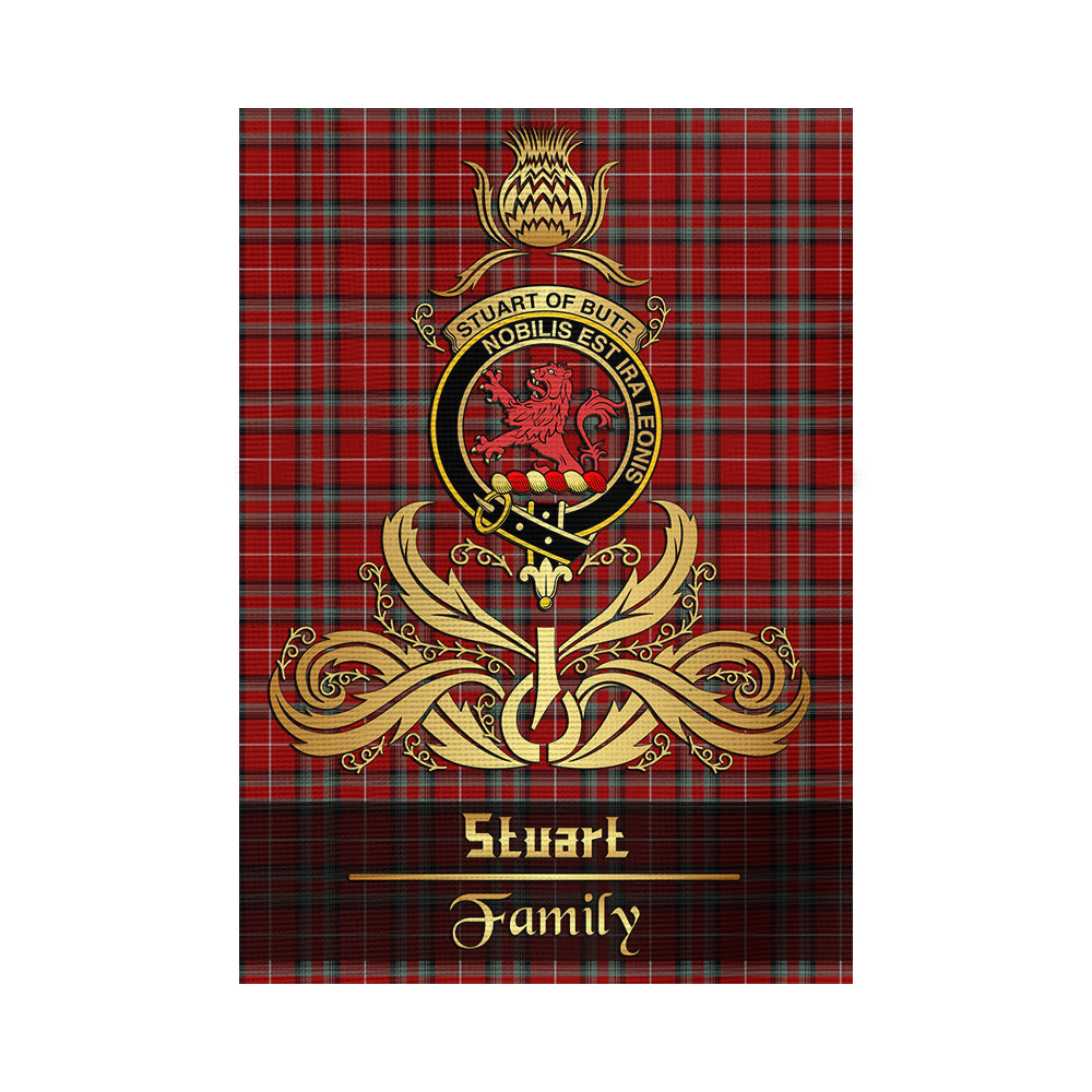scottish-stuart-of-bute-clan-crest-family-golden-thistle-tree-tartan-garden-flag