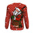 Scotland Christmas Sweatshirt Lion Thistle Red - Wonder Print Shop