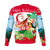 Hawaii Christmas Sweatshirt - Mele Kalikimaka Santa Claus - Wonder Print Shop