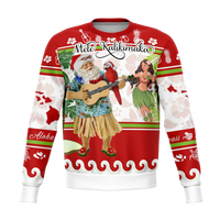 Hawaii Christmas Sweatshirt - Mele Kalikimaka Santa Claus Style 2 - Wonder Print Shop