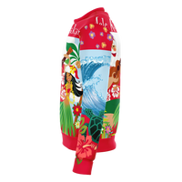 Hawaii Christmas Sweatshirt - Mele Kalikimaka Santa Claus - Wonder Print Shop