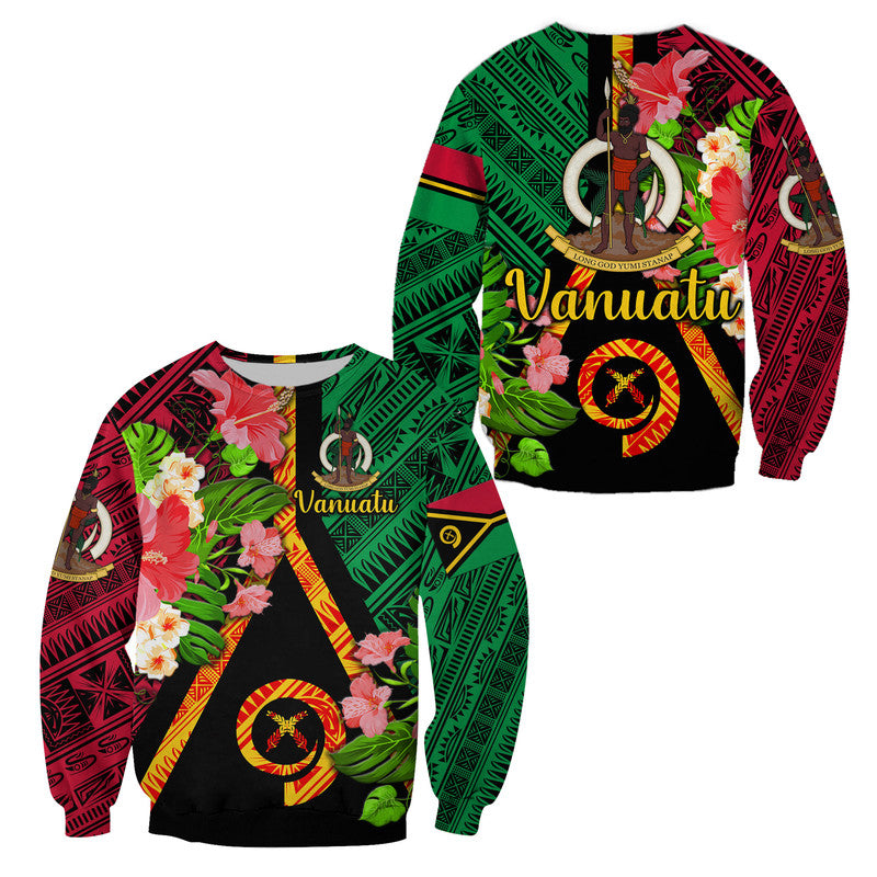 Vanuatu Sweatshirt Independence Be Proud Vanuatu Flag LT8 - Wonder Print Shop