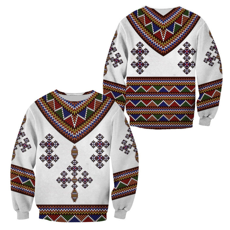 Ethiopia Sweatshirt Ethiopian Tibeb Proud Version LT8 - Wonder Print Shop