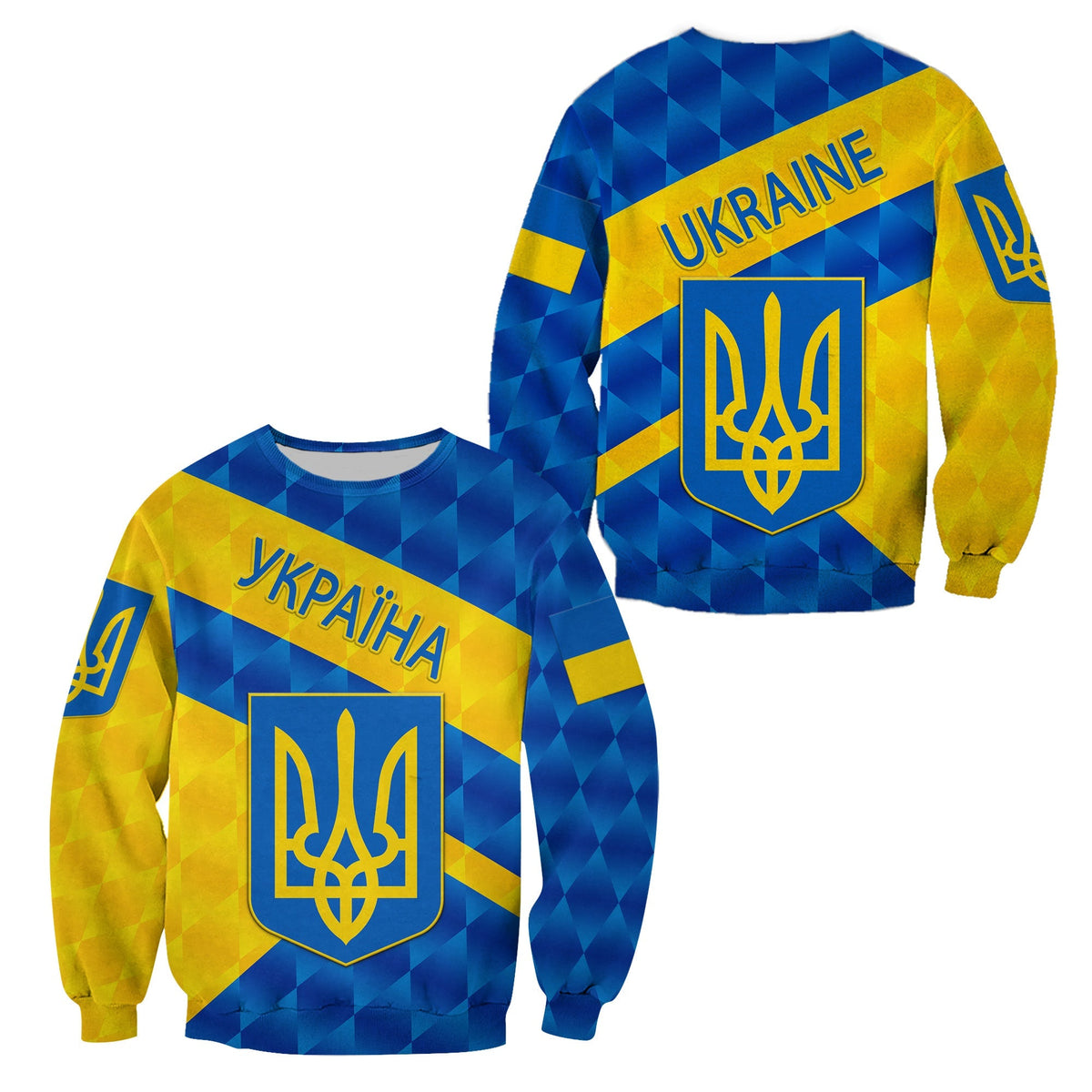 Ukraine Sweatshirt Sporty Style LT8 - Wonder Print Shop