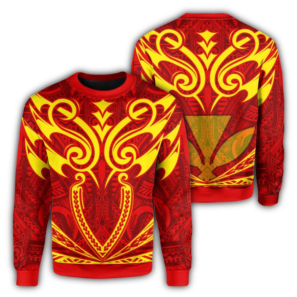 hawaii-kanaka-polynesian-football-jersey-sweatshirt-red-and-yellow-bernice-style